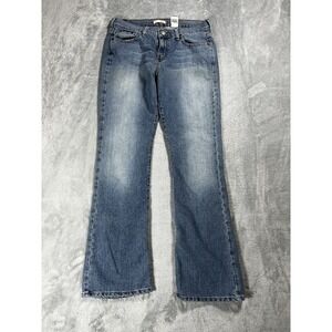 Levis 515 Jeans Womens 10 Petite Blue Boot Cut Medium Wash Stretch Denim Y2K